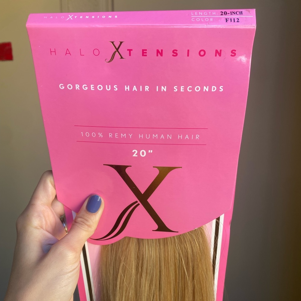 20” F112 light warm blonde 100% remy human hair